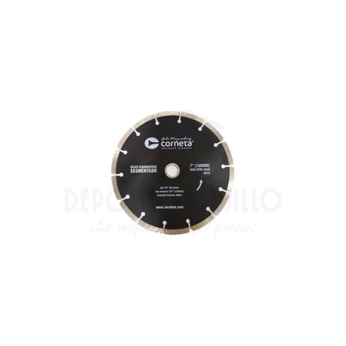 Disco Diamantado Segmentado 7 Pulgadas Corneta