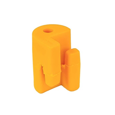 Aislador Pivote Puntilla Liso Amarillo Para Cerca Eléctrica
