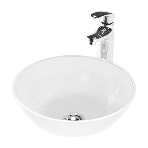 Lavamanos Eurocerámica Vessel Sabina Blanco