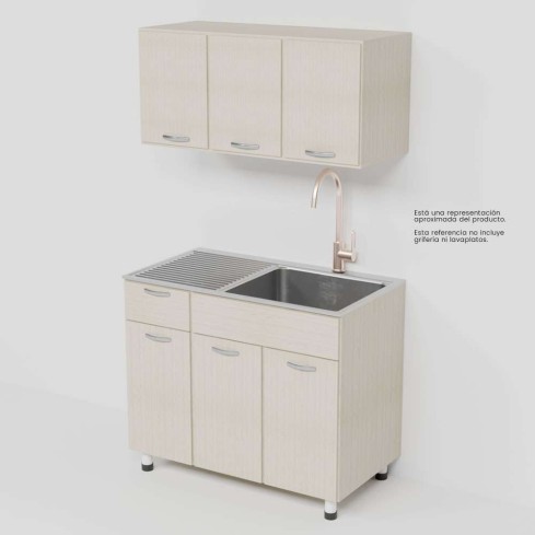 Mueble Para Cocina 100X50 Cm Roma