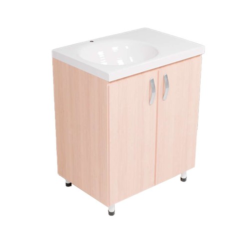 Mueble 63X48 Cm Piso Tribeca+Lavamanos Blanco