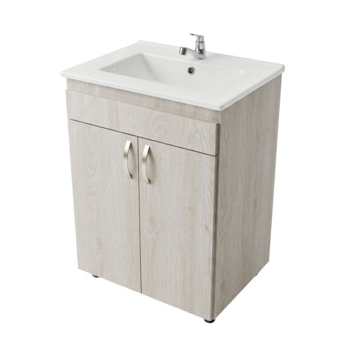 Mueble 48X38 Cm Piso Roma+Lavamanos Porcelana Blanco