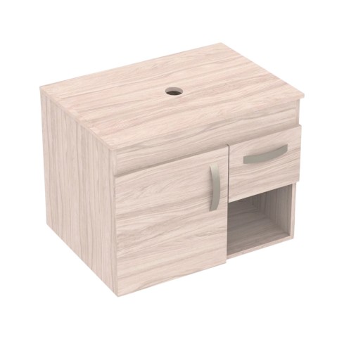 Kit Mueble 63 x 48 Elevado Monet Mali + Tapa Vessel Firplak 