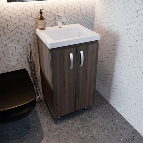 MUEBLE FIRPLAK 48X43 PISO TAMBO+LVM OSLO BLANCO 
