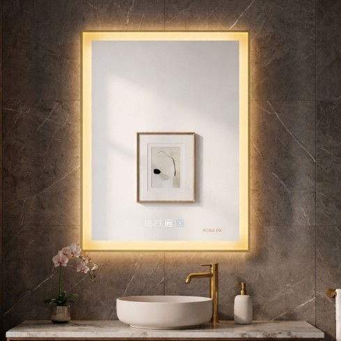 Espejo Oro 80 X 60 Cm REF:E230JS