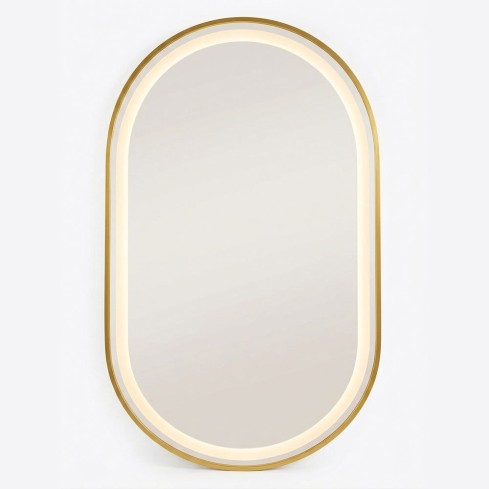 Espejo Oro 100X55 Cm  REF:E300JS