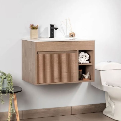 Mueble Marsell Lenga Tex 60ms2700400 60x46 + Lvm 60pb2401008 Stretto