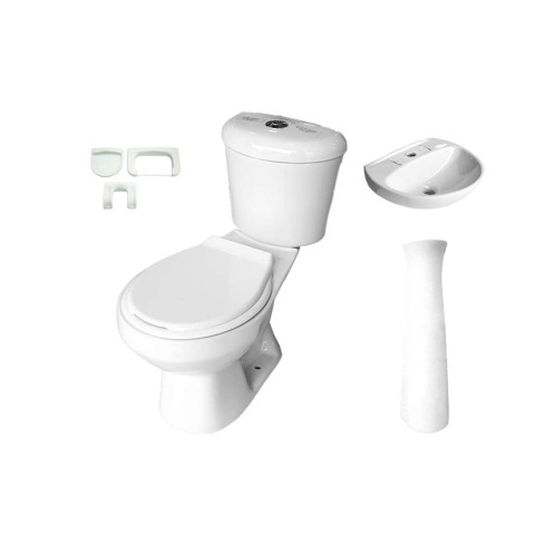 Combo Tairona Blanco Con Pedestal Senco