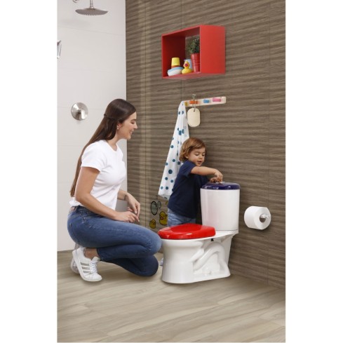 Sanitario Infantil Kiddy Plus Bicolor Corona