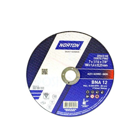Disco Cb Norton Bna 12 Azul 7X1/16X7/8 Pulgadas