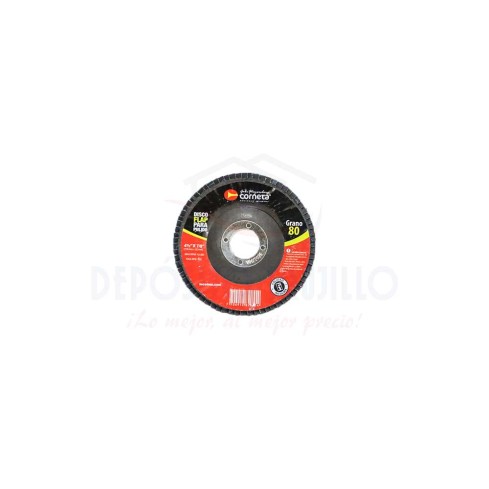 Disco Flap Corneta Para Pulir 41/2X7/8 Pulgadas En Grano 80