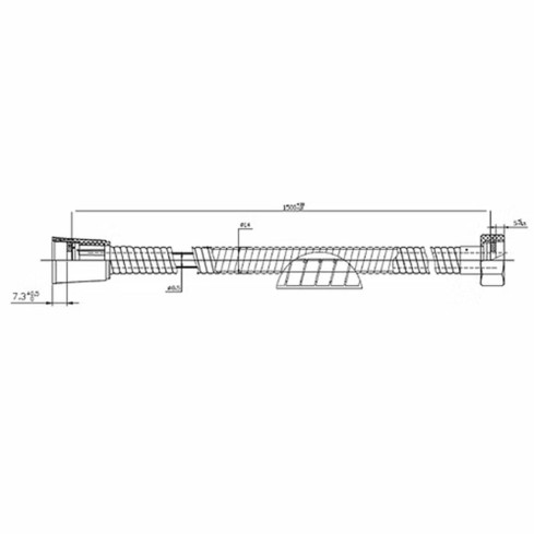 Manguera Teleducha 150cm 21st2000001 Cromo Stretto