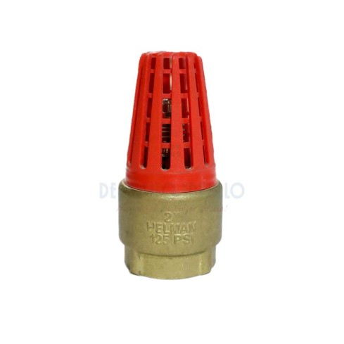 Válvula Pie Bronce 2 Pulgadas