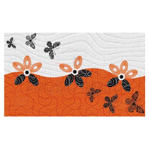 Cenefa 27X45 Arcadia Naranja Esmalgres