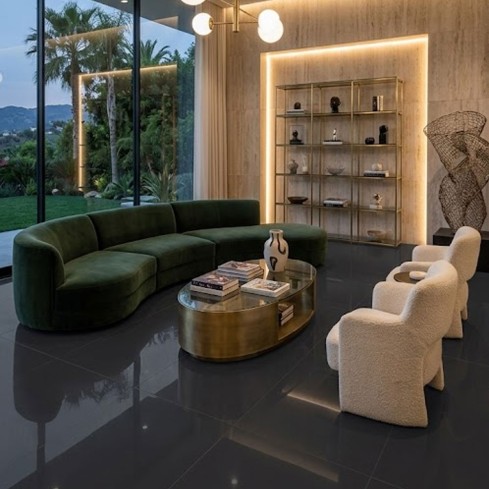 Porcelanato Super Black (Negro) 60X120/C*1.44