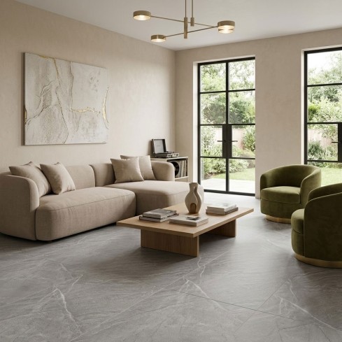 Porcelanato Grecia Esmaltado Brillante 60X120 Cm Caja 2.16 M2 RF:126055