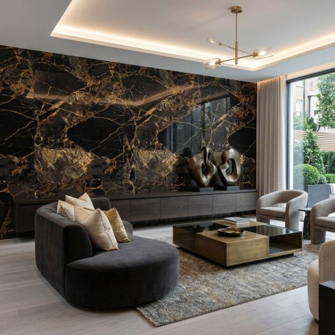 Porcelanato Gold Emperador 60X120 Cm  Caja 1.44 M2
