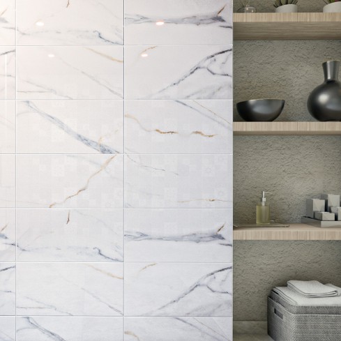 Pared Marmol Alba 30X60 C1.62 Italia