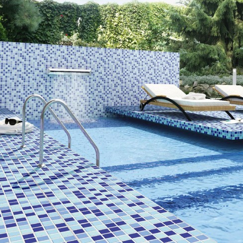 Piso Pepelma Mate Azul 36x36 C*1.80m Euro