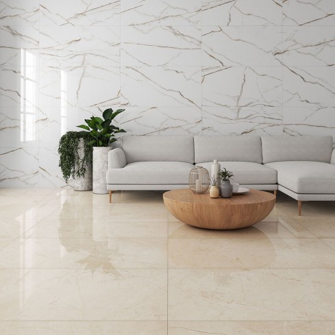 Porcelanato Marble Gold Pulido Special 60X120 C2.16 Euro