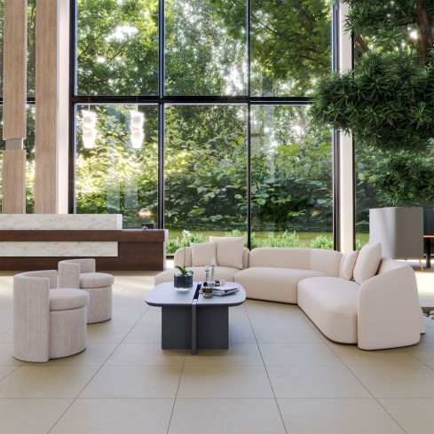 Piso Cerámico Metropoli Beige 60X60 C2.16M Euroceramica