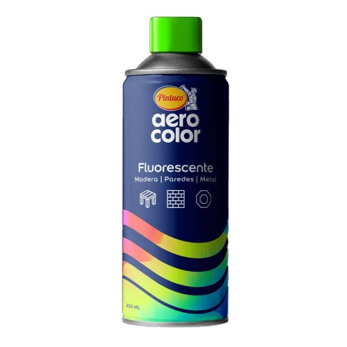 Aerosol Aerocolor Fluorescente Naranja 300 Mm