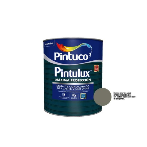 Esmalte Pintulux Anoloc Plateado X 1/4 Galón -81 4