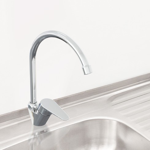 Llave Lavaplatos Monocontrol Dakota Cromo Rf:20Dk5603400 Stretto