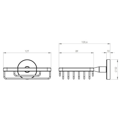 Jabonera Benton Cromo Rf:21Be0000106 Stretto