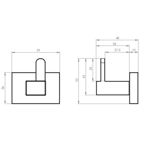 Percha Sencilla Rubo Cobre Lascar Rf:21Rb0003104 Stretto