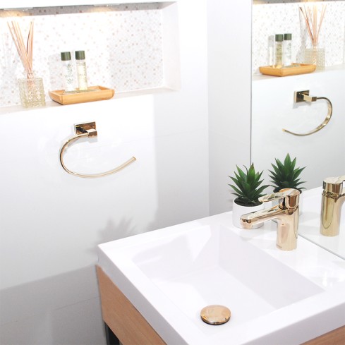 Toallero Aro Rubo Oro Atacama Rf:21Rb0008101 Stretto