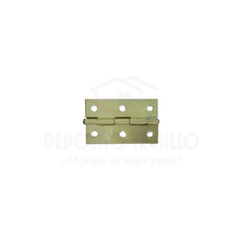 Bisagra Cobrizada 31/2 Pulgadas Con Tornillo X Par - Ref:0010100006