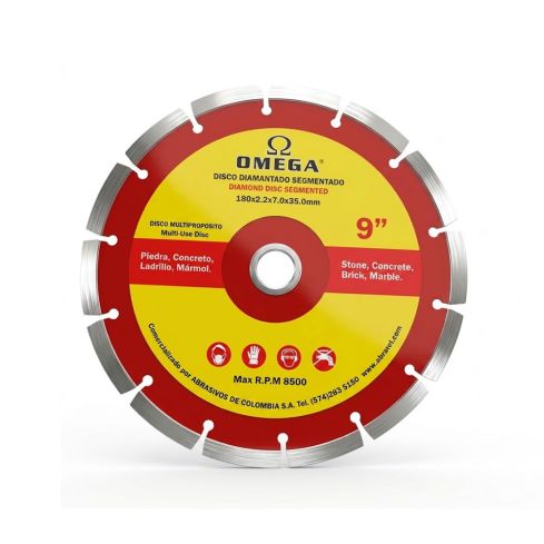 Disco Para Concreto 9 Pulgadas X1/8" Omega