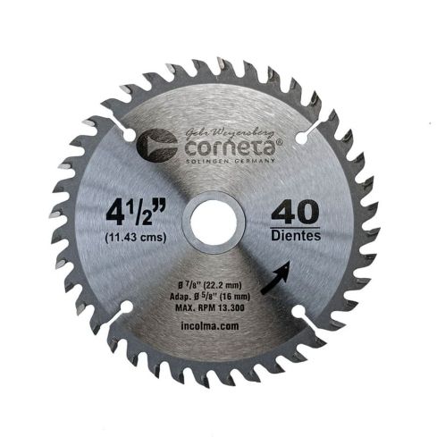 Disco Sierra Para Madera 7 Pulgadas 40 Dientes Corneta - Ref:0010170496