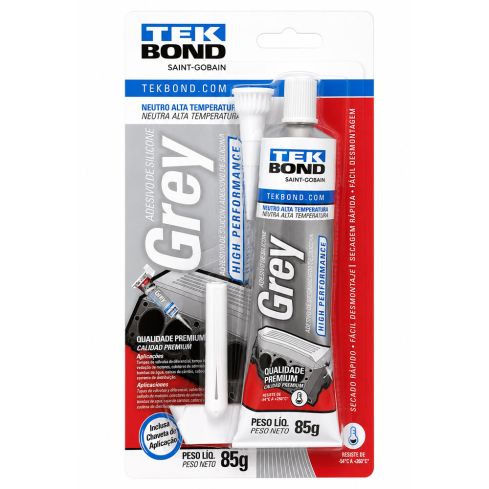 Silicona Oximica Alta Temperatura Gris 85gr