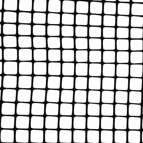 Malla Cuadrada Plastica 15*15 Negra 1x30m Tgv