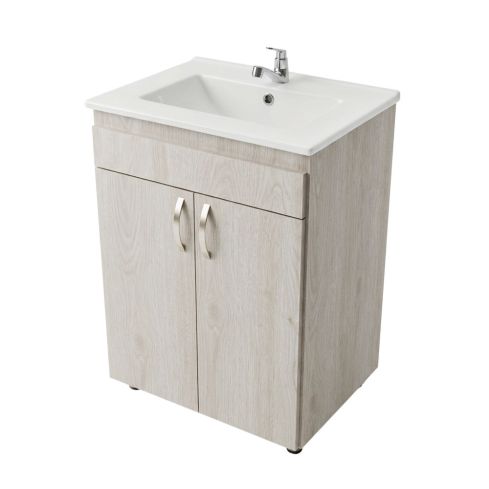 Mueble 48X38 Cm Piso Roma+Lavamanos Porcelana Blanco