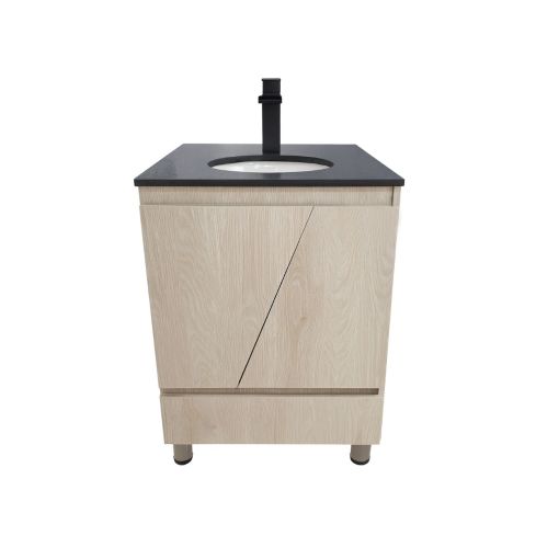 Mueble Inescril 60X46 Piso Torino T/Marmol Negr B/Poner C/Lavamanos Arrecife