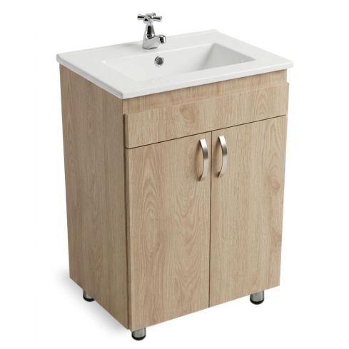 Mueble Inescril 50x40 Piso Firenze+Lvm Porcelana Blanco