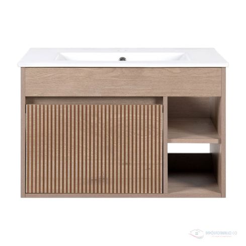 Mueble Marsella 60X46 Cm RF:60MS2700423 + Lavamanos Blanco RF:60PB2401008 STRETTO