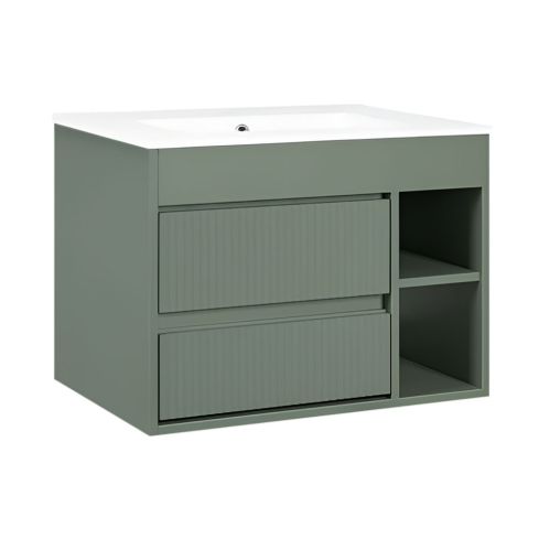 Mueble Paris Sage Green 70X46 Cm RF:60PA2700520 + Lavamanos Blanco RF:60PB2401009 STRETTO