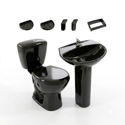 Combo Katio Negro C/Pedestal Senco