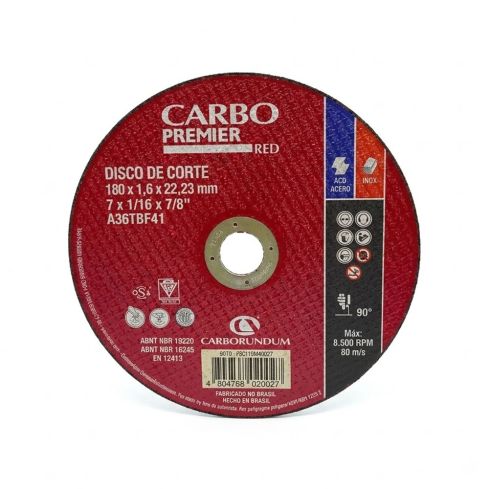Disco Cb Premier Metal 9X1/4X7/8 Pulgadas