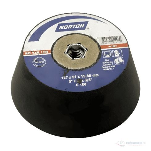 Copa Marmol 5 x 2X5/8" 15.88Mm C-100 Norton 