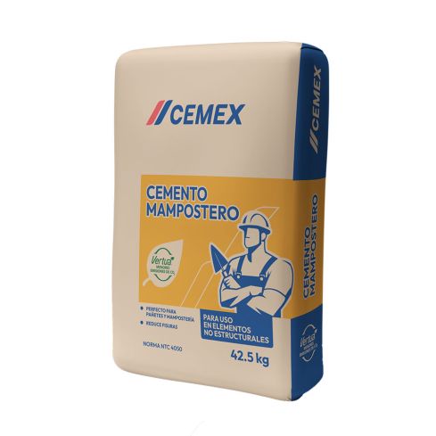 Cemento Gris Mampostero Cemex 42.5 Kg