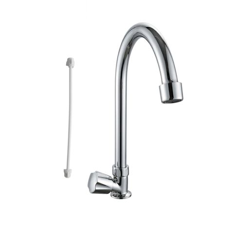 Llave Lavaplatos Lotta Trebol Cromo Sencillo + Acople Rf:20Lb0403002A Stretto - Ref:0020160817