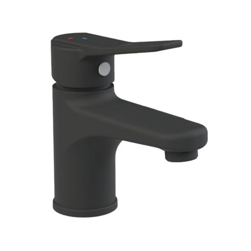 Llave Lavamanos Monocontrol New Atlanta Negro Mater Bajo Rf:20Nt5003420 Stretto