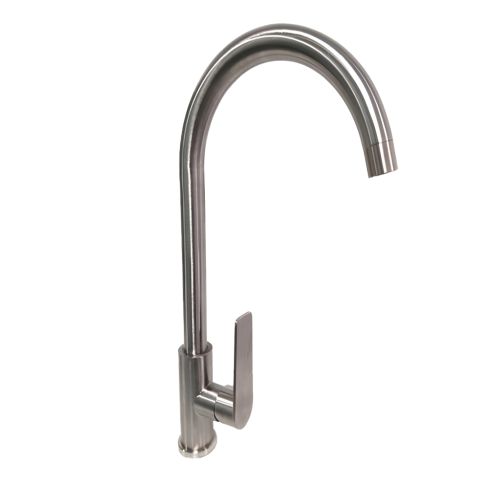 Llave Lavaplatos Monocontrol Tucsia Agua Fria Inox Rf:20Tu5603400 Stretto