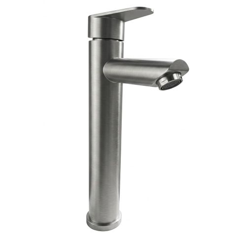 Llave Lavamanos Monocontrol  Witi Agua Fria Inox Alto Rf:20Wt5803400 Stretto