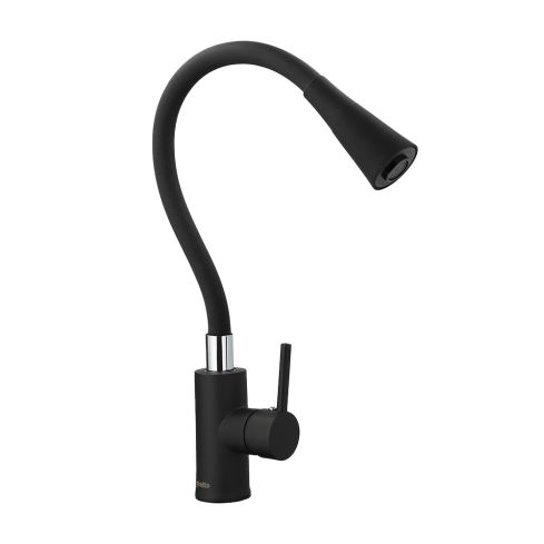 Llave Lavaplatos Monocontrol New Veletri Flessi Negro Mate RF:20VL5613420 Stretto